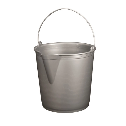 Seau à Bec Gradué Gris Silver 13L