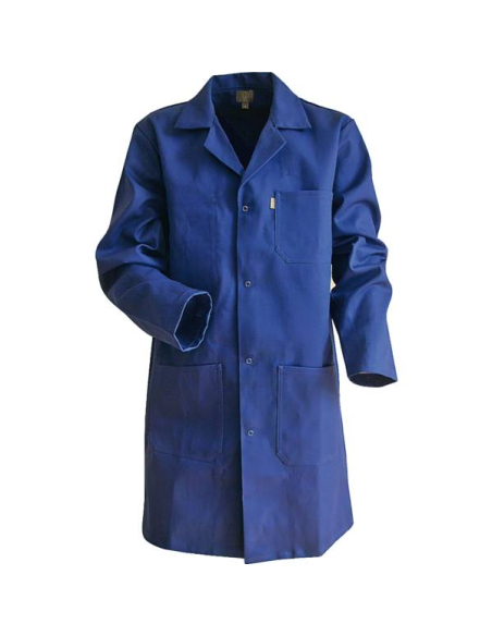 Blouse Limeur Coton Bleu Protection Travail Coton Durable - lebeurre - lma