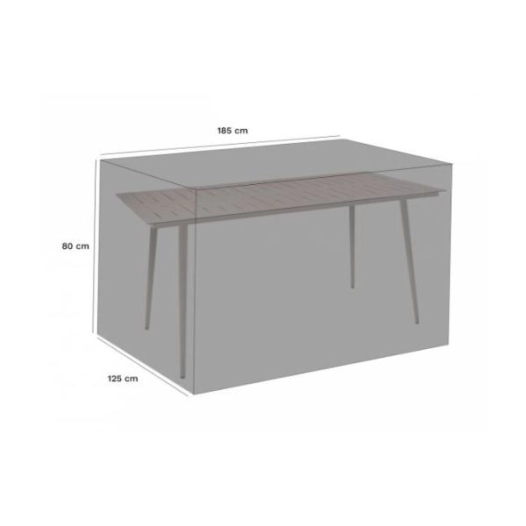 Housse Protection Table Rectangulaire 225 X 125 X H 80 Cm