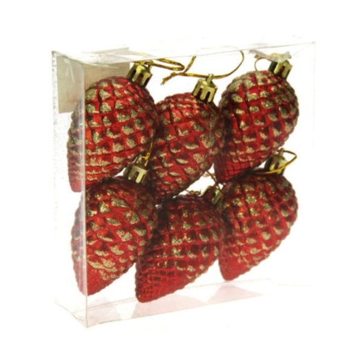 6 Pommes De Pin Couleur