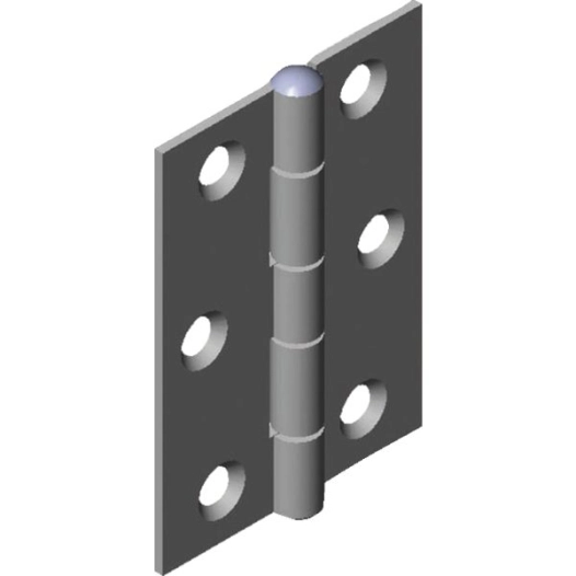 Charnière Forte 50x38 Mm Inox