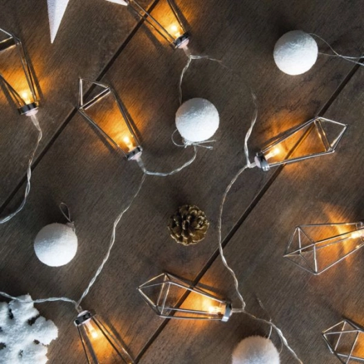 Guirlande Prismoled Métal Argenté