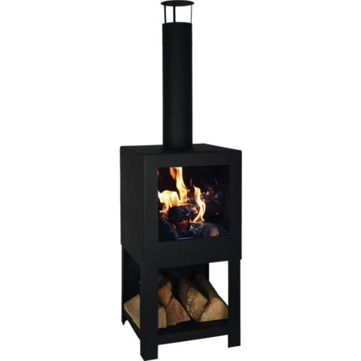 Chauffe Terrasse+Range Bois Noir