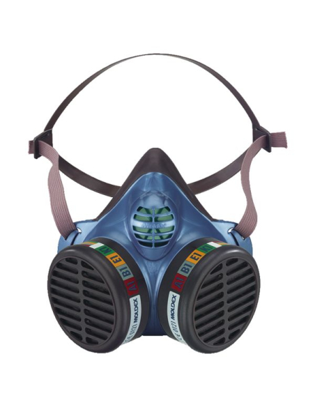 Demi-Masque Ffabek1 Série 5000, Jetable, Filtres Intégrés, Taille M /L