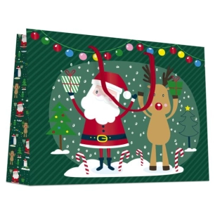 Carton De 20 Sacs Père Noël Et Renne