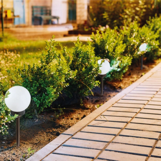 Lot De 2 Balises Boule Solaires