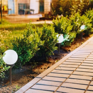 Lot De 2 Balises Boule Solaires