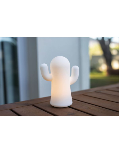 Lampe A Poser Cactus Panchito Blanche