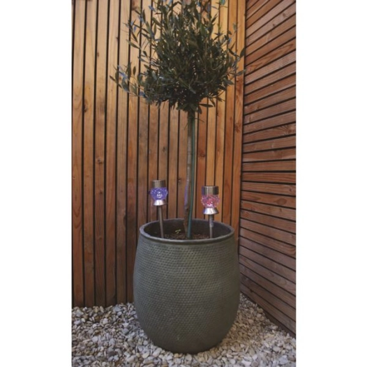 Lot De 4 Balises Solaires En Verre