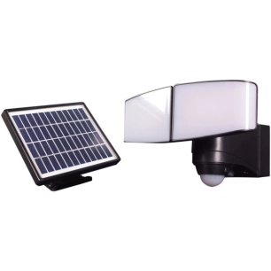 Projecteur Solaire 2 Têtes 685 Lm Noir