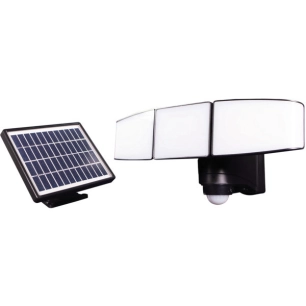 Projecteur Solaire 3 Têtes 930 Lm Noir