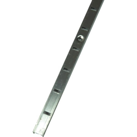 Crémaillère À Entailler Entraxe 25mm Aluminium Or 11x2000mm