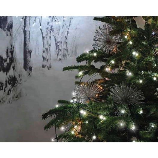 Flicker Light Brillant Led - 16m31v - L:16m - 192 Led Super Brillant E Blanc Pur