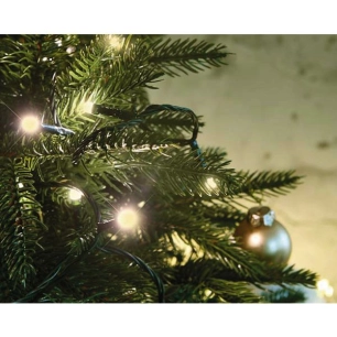 Flicker Light Brillant Led Opaque31v - L:8m - 128 Super Brillante Le D Blanc Chaud - Câble Vert
