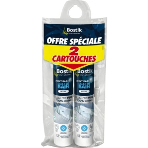 Mastic Joint Parfait Salle De Bain Blanc - Lot 2 Cartouches