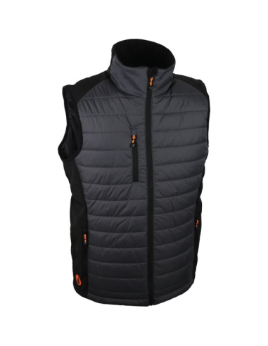 Gilet Galway Gris/Noir Gilet de travail multi-poches robuste - SINGER SAFETY