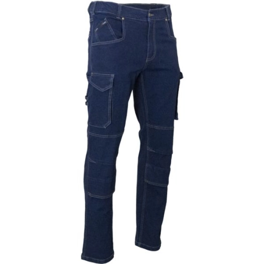 Pantalon Baril Denim Avec Poches Genouilleres T.40 - 1624-40