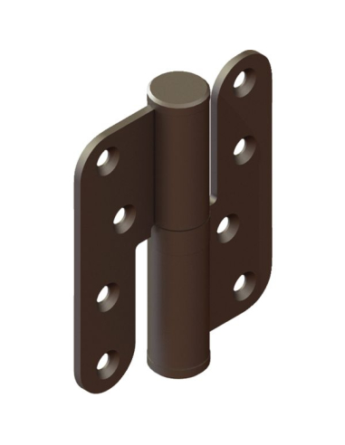 Paumelle Bouts Ronds - 100 X 87 Mm - Droite