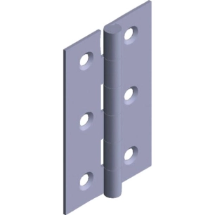 Charnière Rectangulaire 100x50 Mm