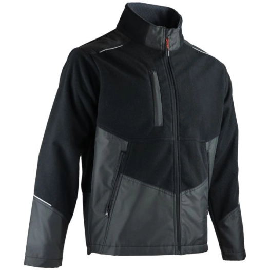 Blouson Polaire Théorème Noir - 2281 - Taille 4