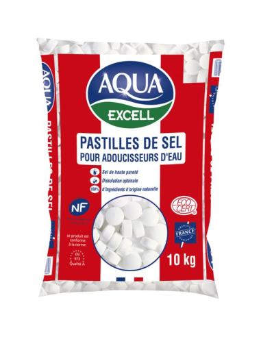 Sel Adoucisseurs Aqua Excell - Sac 10 Kg