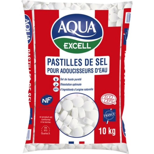 Sel Adoucisseurs Aqua Excell - Sac 10 Kg