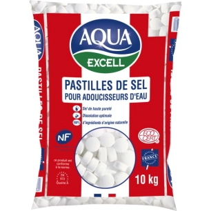 Sel Adoucisseurs Aqua Excell - Sac 10 Kg