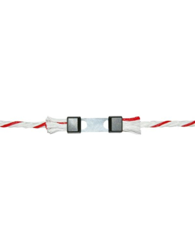 Connecteur Clip Inox 6mm Fixation Robuste Inox pour Corde 6mm - Générique