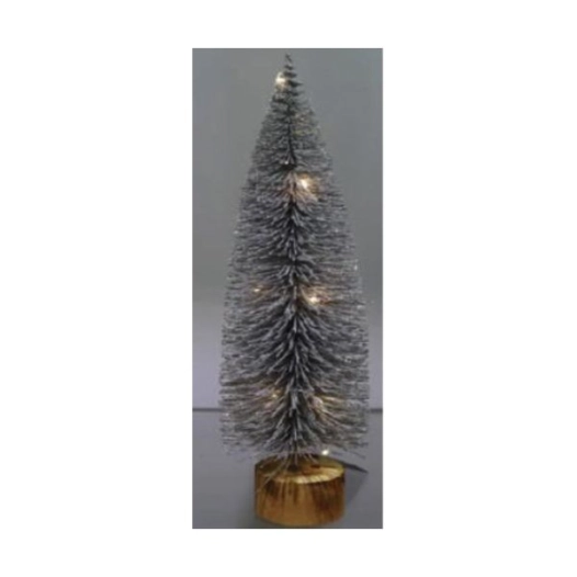 Sapins Mini-Leds9x30cm - 3xaaa Non Incluses - Polybag