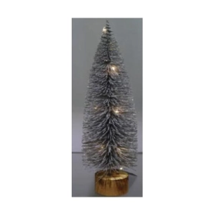 Sapins Mini-Leds9x30cm - 3xaaa Non Incluses - Polybag