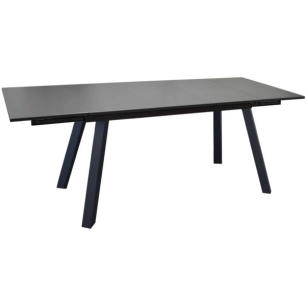 Agra Table 150/250 Alu/Verre - Graphite