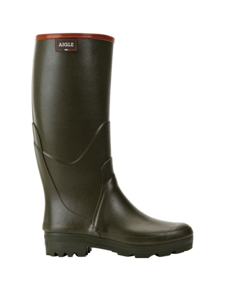Aigle Chambord Pro Kaki Bottes robustes pour usage professionnel extérieur. - Aigle