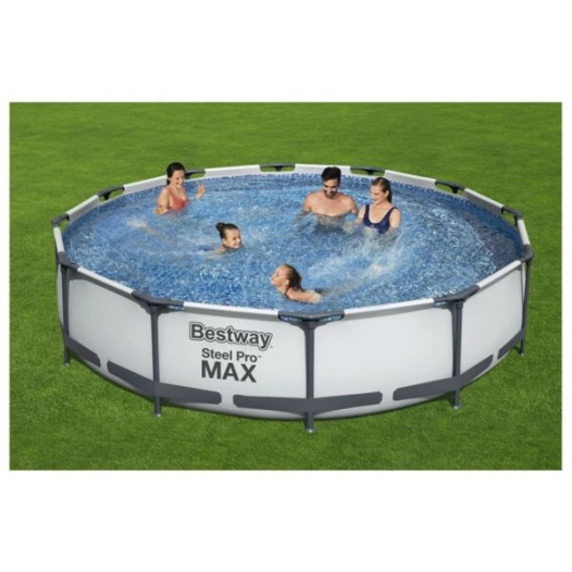 Piscine Ronde Hors Sol Steel Pro Max 366 X 76 Cm