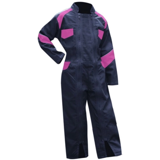 Combinaison Fleur Enfant/Ado Double Fermeture Bicolor Bleu/Rose