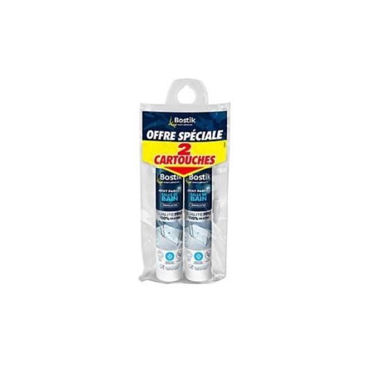 Mastic Joint Parfait Salle De Bain Translucide - Lot 2 Cartouches