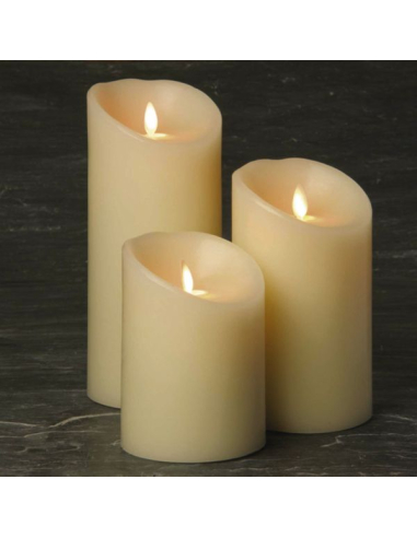 Bougie LED IMAGIN D10x20cm Ambiance chaleureuse et sécurisée - IMAGIN