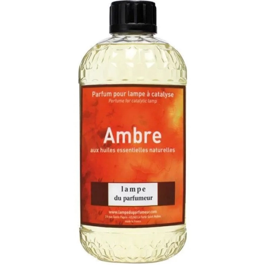 Recharge Lampe Senteur Ambre 500ml - LAMPE DU PARFUMEUR