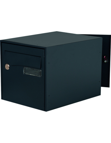Boîte aux lettres Loft Acier Anthracite Acier Double Face Design - Decayeux