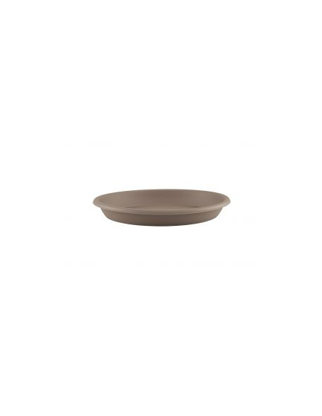 Soucoupe ronde 65cm taupe pour pot de fleur - EDA