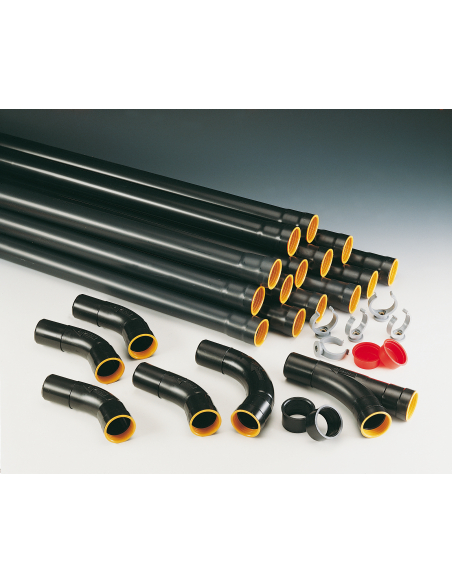 Kit Reseau Clipsable (sans Colle) Diametre 44mm Pour 3 Prises - Aldes