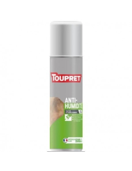 Anti humidité en aérosol - Durcisseur de Mur 500ml - TOUPRET