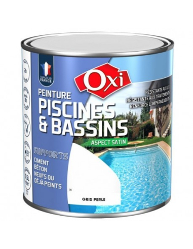 OXI Peinture piscine 2 5l gris clair - OXI