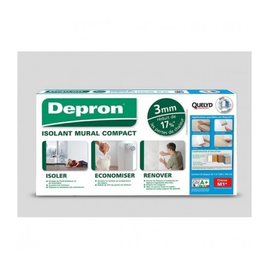 7 QUELYD Depron Compact isolant thermique g9 9mm 1mx1m - QUELYD