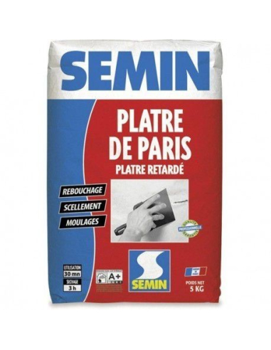 SEMIN Plâtre de Paris 5kg - SEMIN