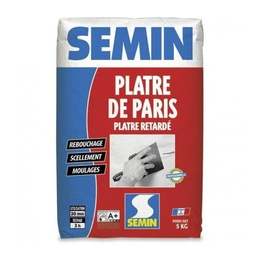 SEMIN Plâtre de Paris 5kg - SEMIN