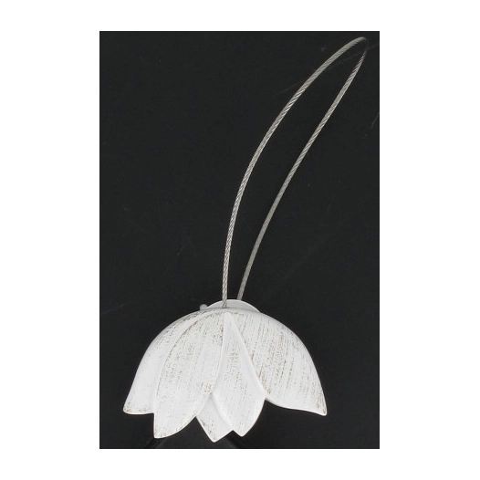 ESSENTIEL Embrasse Tulipe blanc or - LUANCE