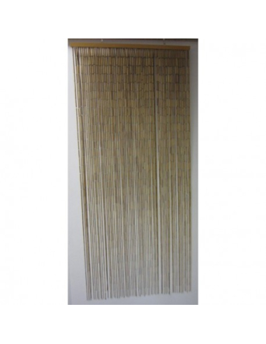 Rideau de portes Sticks Bambou vert 90x200cm - LUANCE