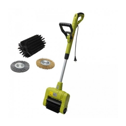 WERKAPRO Brosse Rénovatrice pour gazons synthetiques et dallages 500w - WERKAPRO.