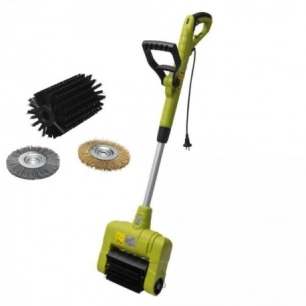 WERKAPRO Brosse Rénovatrice pour gazons synthetiques et dallages 500w - WERKAPRO.