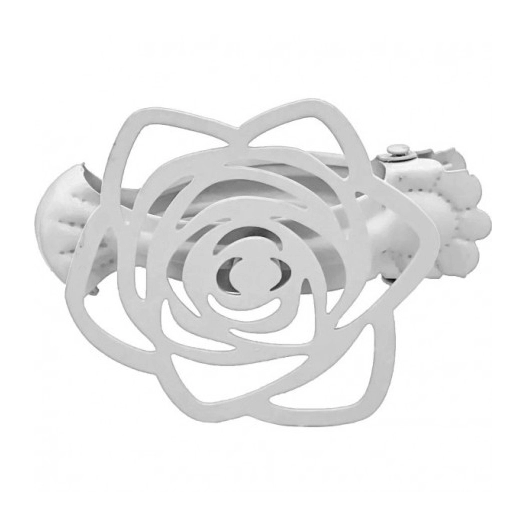 ESSENTIEL Pince Lina x2 gm blanc mat - LUANCE